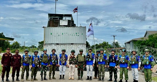 AOT ចុះសង្កេតការណ៍ផ្ទៀងផ្ទាត់ រាយការណ៍ និងត្រួតពិនិត្យការដាក់ពង្រាយទូកុងតឺន័រកាន់កាប់ដោយខុសច្បាប់របស់យោធាថៃ នៅទីតាំងចំនួន ១៤ នៅច្រកបឹងត្រកួន
