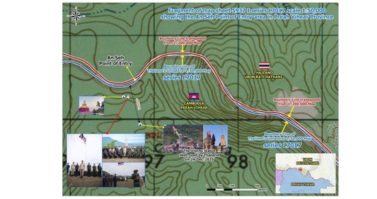 The Location Where the Thai Prime Minister Stood Is in Cambodian Territory: Maps, Treaties and Evidence Make This Clear